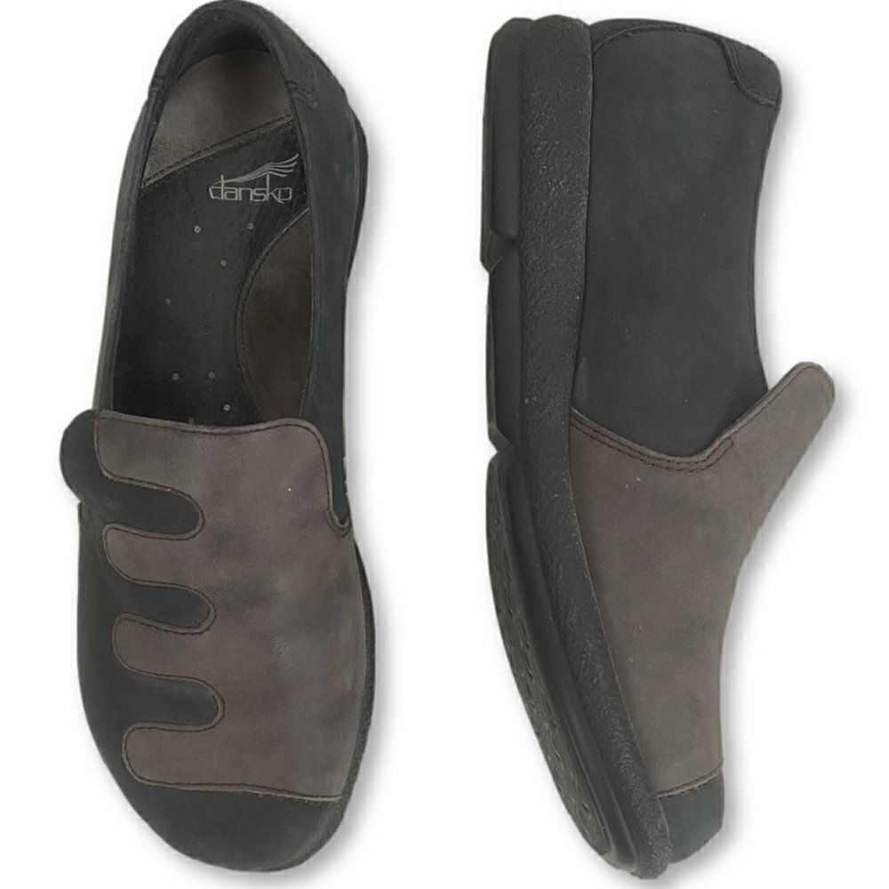Dansko - Comfort Shoe Brown Two Tone Slip On Shoes - Size 37